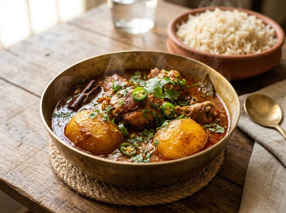 Traditional Bengali Chicken Curry